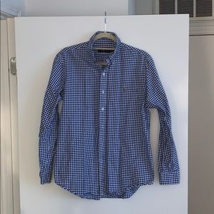 Ralph Lauren Blue and White Button Down